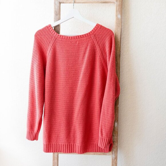 ABOUND CORAL KNIT SWEATER SZ L - Picture 2 of 6